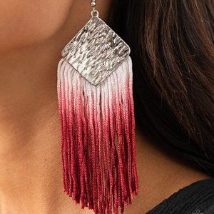 DIP The Scales - Red Earrings